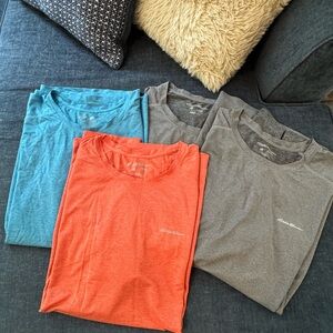 Eddie Bauer Short Sleeve athletic shirts lot of 4